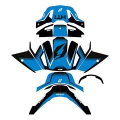 Jitsie HT1 Helmet Sticker Wrap Bamr