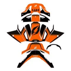 Jitsie HT1 Helmet Sticker Wrap Bamr