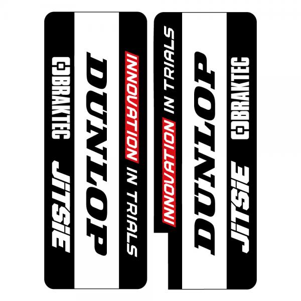 Fork Stickers - White