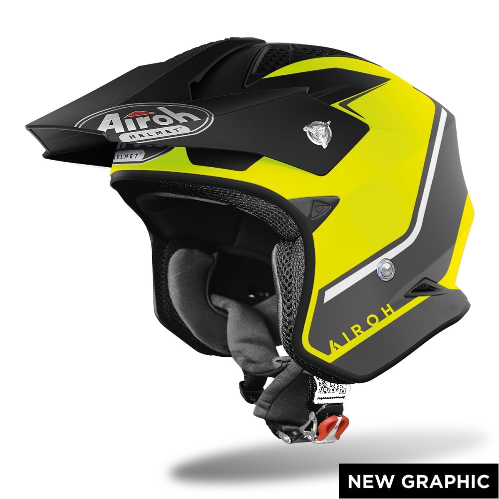 Airoh TRRS Keen Matt Yellow Trials Helmet