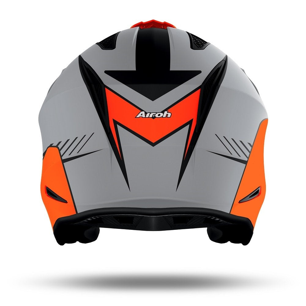 Airoh TRRS Pure Matt Orange/Grey Trials Helmet