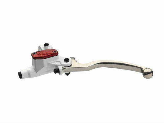 Braktec Clutch Master Cylinder - White with Red Cap