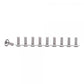 Torx Bolt Round Head with Flange M4X10MM per 10