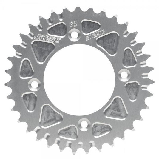 SOLID REAR SPROCKET 4 BOLT BT3803 SILVER