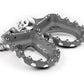 S3 HARDROCK ALUMINIUM TRIALS FOOTRESTS – TITANIUM
