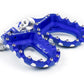 S3 HARDROCK ALUMINIUM TRIALS FOOTRESTS – BLUE