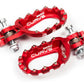 S3 HARDROCK ‘CURVE’ Aluminium Trials Footrests – RED