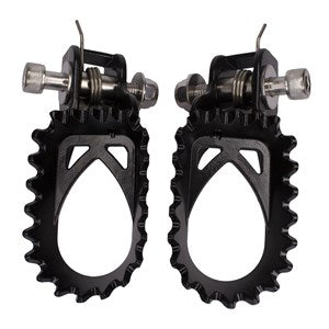 FOOT PEG TRIAL STAINLESS STEEL BLACK