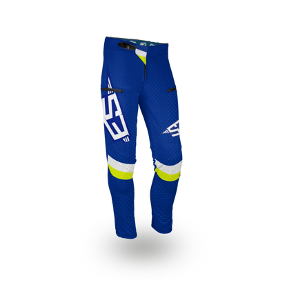NEW S3 2025 RACING COLLECTION – FLEX TRIAL PANTS – BLUE