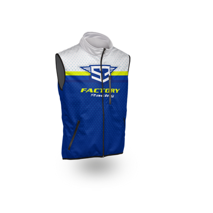 NEW S3 2025 RACING COLLECTION – BODYWARMER – BLUE