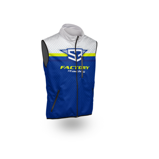 NEW S3 2025 RACING COLLECTION – BODYWARMER – BLUE
