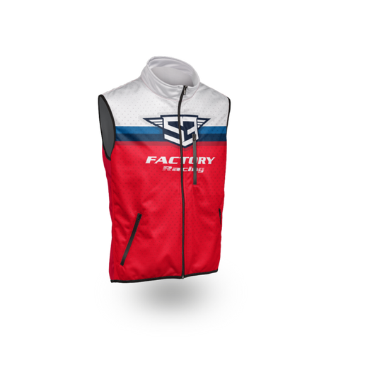NEW S3 2025 RACING COLLECTION – BODYWARMER – RED