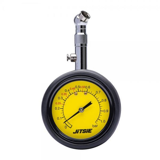 Analog Tyre Pressure Meter with Valve 0-1 BAR