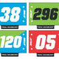 Plastic Front Number Board with Window