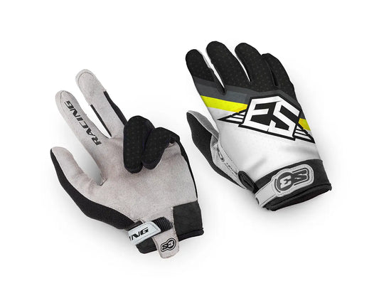 NEW 2025 RACING COLLECTION – GLOVES – BLACK / FLURO
