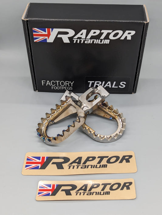 RT002 Trials Scorpa/Sherco Titanium Footpegs