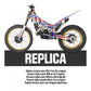 Front/Rear Mudguard Sticker Beta Evo Factory 2019