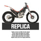 Front/Rear Mudguard Sticker Montesa 4RT 260R 2022