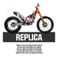 Front/Rear Mudguard Sticker Replica TRS One RR 2020