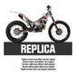 Front/Rear Mudguard Sticker Replica TRS One 2022