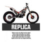 Front/Rear Mudguard Sticker Replica TRS One R 2022