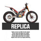 Front/Rear Mudguard Sticker Replica TRS Gold 2022