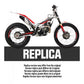 Front/Rear Mudguard Sticker Replica TRS One 2024