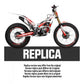 Front/Rear Mudguard Sticker Replica TRS One RR 2024
