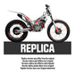 Front/Rear Mudguard Sticker Replica TRS One RR 80 2024
