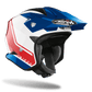 Airoh TRRS Keen Gloss Red/Blue/White Trials Helmet