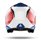 Airoh TRRS Keen Gloss Red/Blue/White Trials Helmet